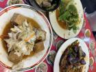 "Stinky tofu" with some other vegetables... definitely stinky!