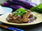 This dish, called five-flavor eggplant, is one of my FAVORITE things to eat here!