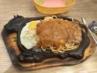 Pork dish with egg and noodles!