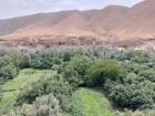 My rooftop terrace view in Aït Ishaq, an amazing place down near the Sahara