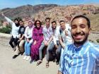 Exploring a nearby mountain village, Moulay Ibrahim, with my class