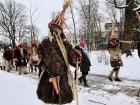 An action shot of the celebrations, taken by a friend from last year's caroling parade