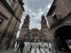 The Cathedral in the center of the Morelia
