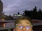 The weather got really dark and rainy this week because of the hurricane