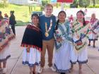 With members of the Mazahua community during my introduction ceremony!