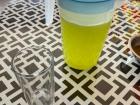 "Comida corrida: Agua Fresca" and WOW it was good and refreshing!