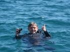 Getting ready for my first dive!