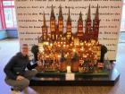 This whole city skyline was created with marzipan! What would you build with marzipan?