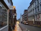 A street in Kiel in the (ever more dim) morning light!