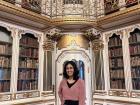 In Copenhagen, I got to visit the King of Denmark's personal library for a tour!