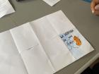 El inicio de un zine sobre cuento sobre una mariposa