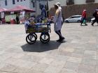 One of the many, many street vendors of Peru
