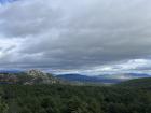 The beautiful forested hills of El Escorial, which is near Madrid