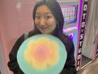 The result from the cotton candy machine!