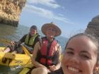 Kayaking with my parents in the Algarve