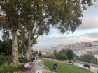 One of Lisbon's many city parks (this one has a view!)