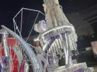 My host aunt and sister on a float at Festival de la Luz