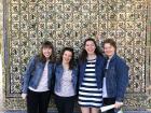 My three friends and I while traveling to Sevilla, Spain during our semester in Madrid