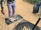 A small outside braai makes a perfect lunch