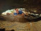 I had to crawl through some narrow passages in Cango Caves