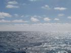 Cloud streets in the distance