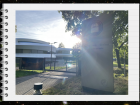 The Max Planck Institute foor Astronomy has a building shaped like a galaxy and a planetarium on the inside