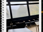 The astronomy institute is at the top of a mountain, so I can see clouds out of the window a lot of time; we like to joke that "our heads are in the clouds" when we are working!