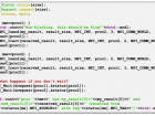 Some example code that runs on supercomputer. All this to send messages back and forth between two of the individual computers!