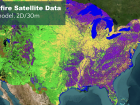 Satellite data showing landfire data nationwide