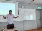 This is me presenting about my research at the University of Ljubljana, Slovenia