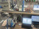 There are many computers in the atmospheric chemistry lab to help monitor the 3 instruments Jakob and Salvo use to measure aerosol