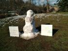 Building snowmen to teach my classes about climate change