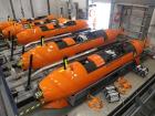 Five AUVs in the hanger