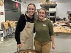 With my friend Zita and the finished product!