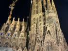 La Sagrada Familia at night