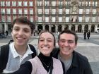 At the Plaza Mayor in Madrid