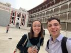 Exploring Madrid with my best friend from school