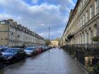 Here is what some of the housing looks like in Bath... long rows of flats!