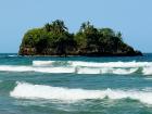 A view from the beach in Puerto Viejo