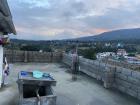 The third floor, or roof, is where we wash and dry our clothes