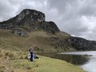 My lake hike in Cajas National Park.