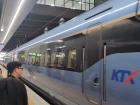 I took the KTX train for 2 hours - it was a great way to travel across Korea!