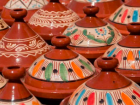Tajine pots with the lids