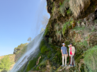 Me and my friends next to one of the waterfalls