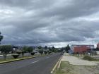 A main road at the university