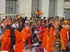 As you can see, as part of the more "sinful" part of Carnaval, you will see more revealing clothes, especially for women, but there were also "raunchy" costumes for male performers as well
