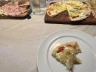 Dinner with my Host Family: (Toppings include onions, egg, or ham)