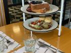 A super fancy merienda at a café!