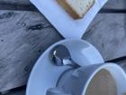 An example of breakfast in Argentina: Café con torta (Coffee with Cake)