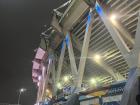 The gigantic Estadio Mario Alberto Kempes at night
